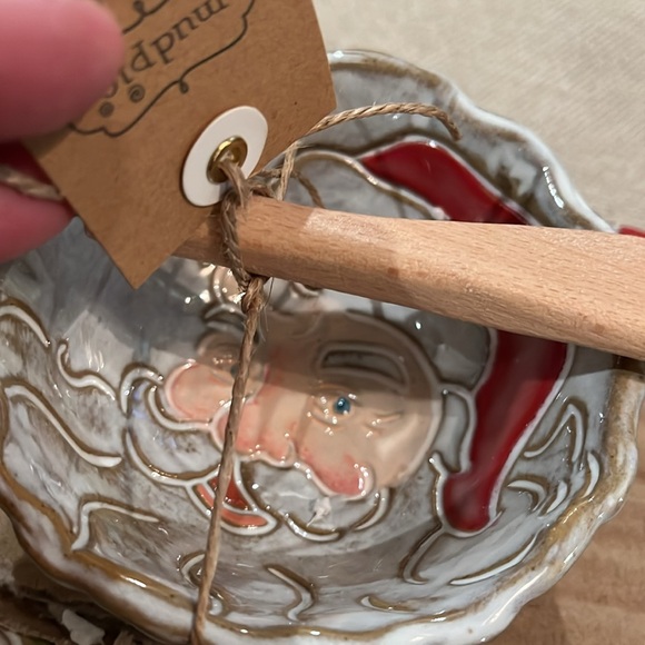 Mud Pie Santa Tray And Tidbit Set/NWT - Picture 5 of 9